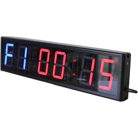 large gym clock remote