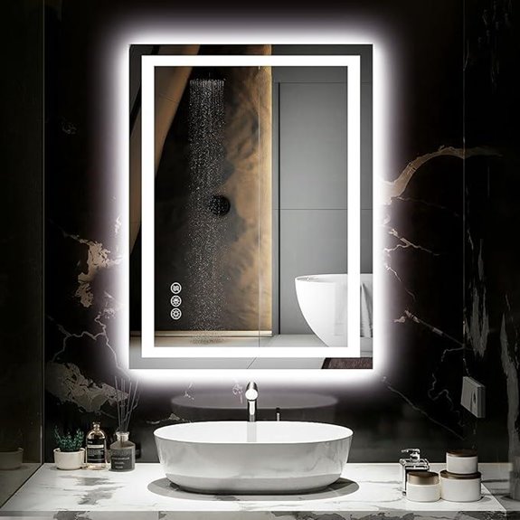 24x32 LED Bathroom Mirror with Lights