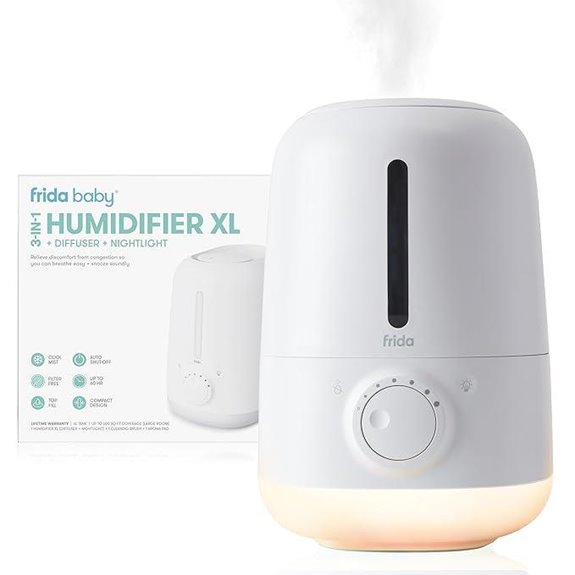 15 Best Humidifiers for Nurseries That Promote Healthy, Happy Babies 6 Frida Baby 3-in-1 XL Humidifier with Diffuser