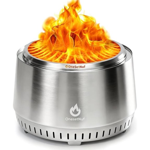 15 Best Propane Fire Pits for Cozy Nights and Stunning Backyard Ambiance 4 21-Inch Smokeless Fire Pit for Outdoor Gatherings