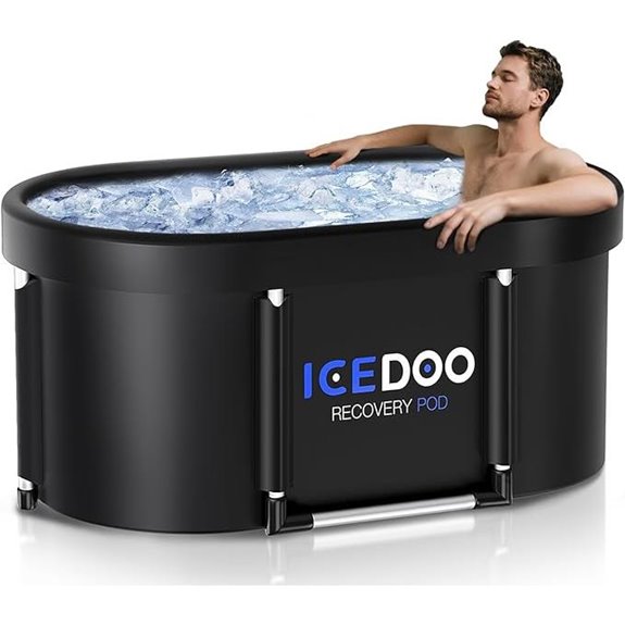 15 Best Portable Cold Plunge Tubs for Refreshing Wellness on the Go 8 Upgrade XL 129 Gal Oval Ice Bath Tub for Recovery