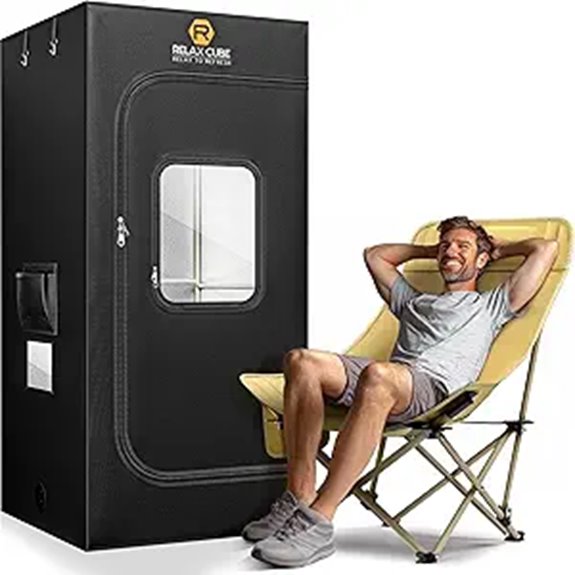 15 Best Portable Steam Saunas of 2026 for Ultimate Relaxation and Wellness 7 Portable Steam Sauna with Chair XL Size Black
