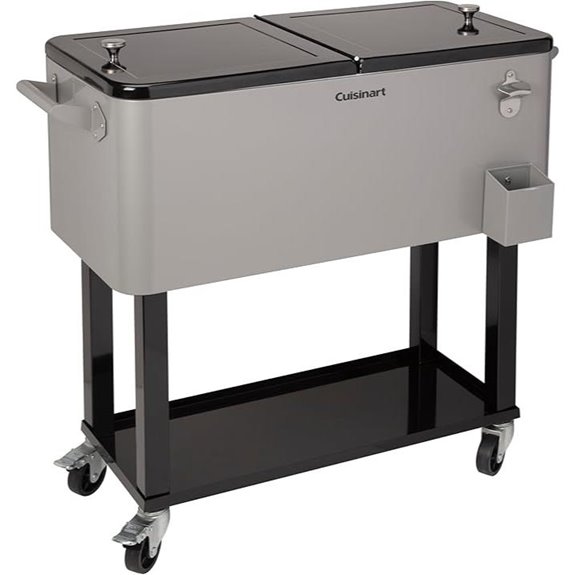 Cuisinart 80 Qt Portable Cooler with Storage & Bottle Opener