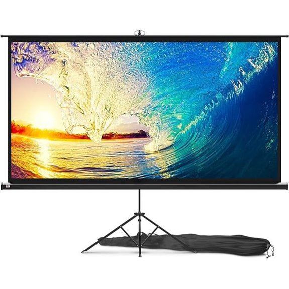 PropVue 100-inch Projector Screen with Stand
