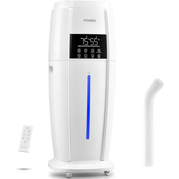 FOHERE Large Room Humidifier with Remote & Modes