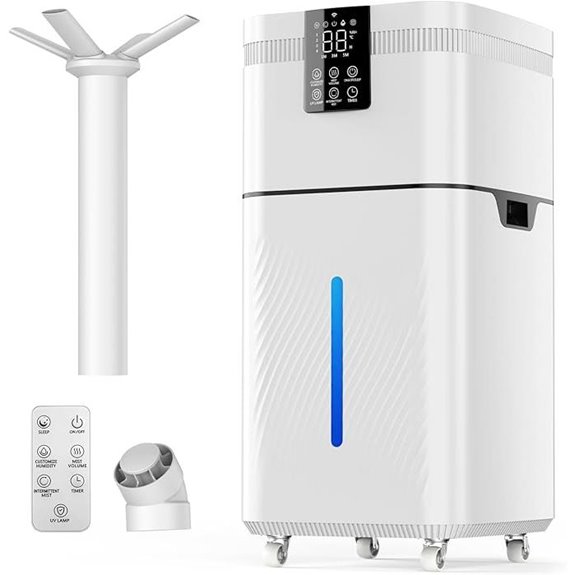 large room humidifier with 360 nozzle
