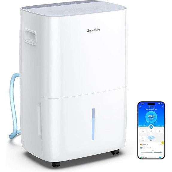 15 Best Dehumidifiers for Basements That Keep Your Space Dry and Comfortable 9 GoveeLife Smart Dehumidifier for Large Spaces