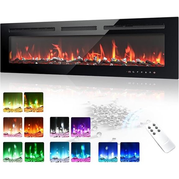 7 Best Wall-Mounted Electric Fireplaces of 2026 for Style and Warmth 6 large wall mounted fireplace