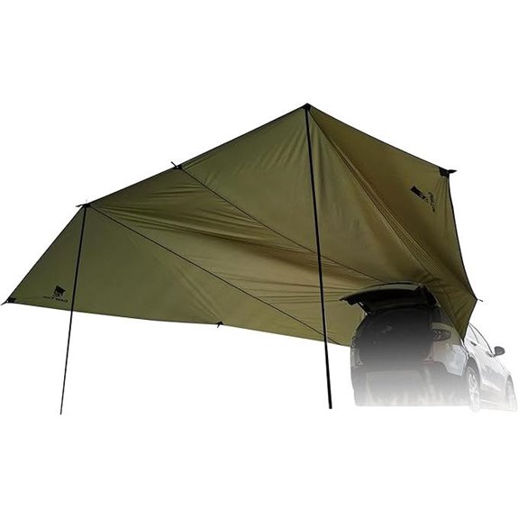 GEERTOP Large Waterproof Car Awning for Camping