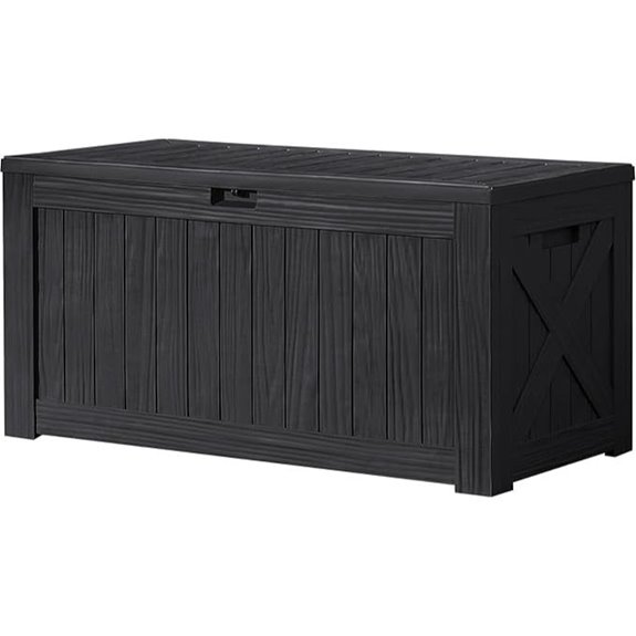Devoko 120 Gallon Waterproof Outdoor Storage Deck Box