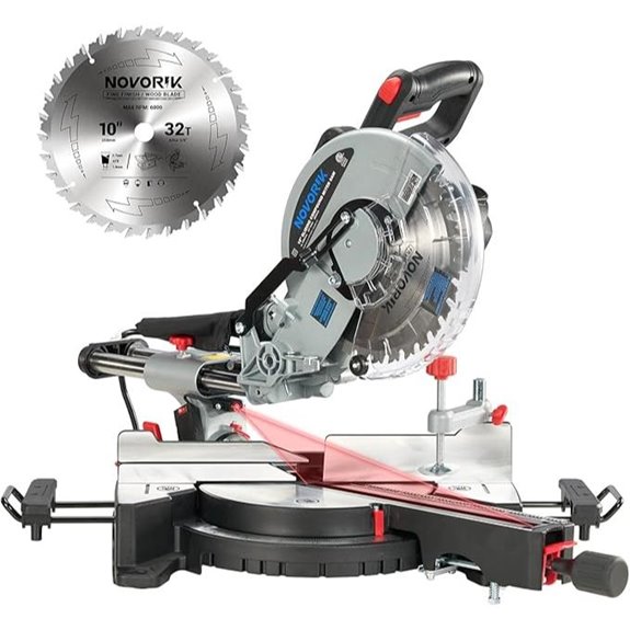 Sliding Compound Miter Saw with Laser and Extension