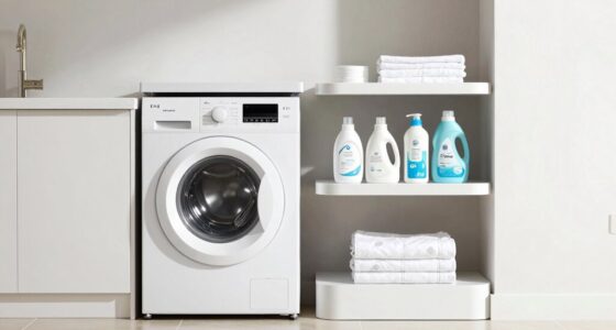 laundry pedestal storage ideas