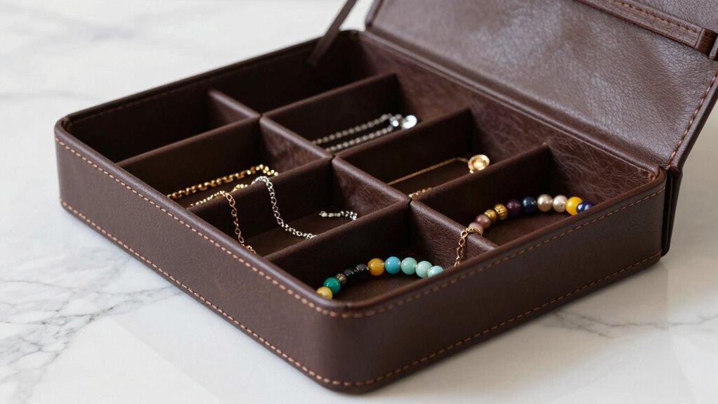 leather jewelry storage solutions