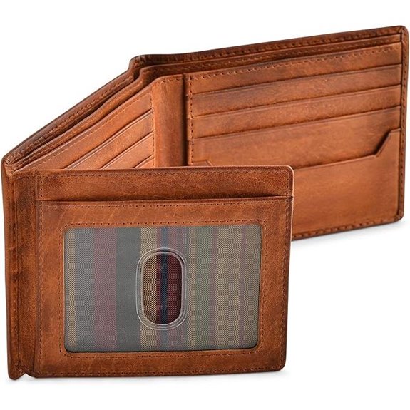 BULL GUARD RFID Bifold Leather Wallet for Men