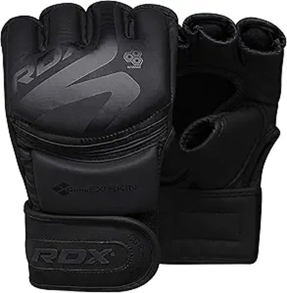 RDX MMA Gloves - Leather Sparring & Grappling
