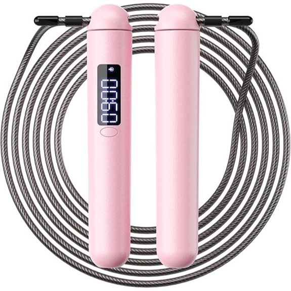 15 Best Smart Jump Ropes That Will Upgrade Your Workout Game 5 Smart Jump Rope with LED Display for Fitness