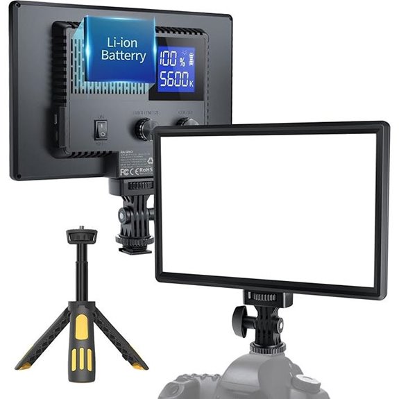 15 Best Portable Lights for Filmmakers in 2026 4 RALENO LED Video Light Panel with Battery and USB