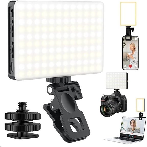 120 LED Selfie Light with Tripod Mount for Phones