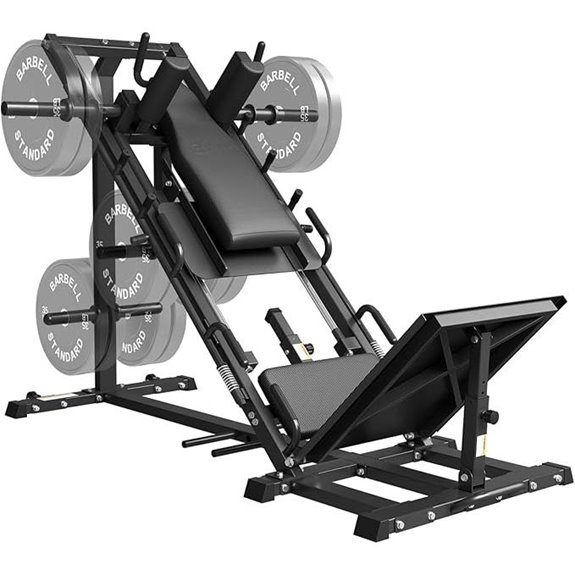 GMWD Leg Press & Hack Squat Machine Combo