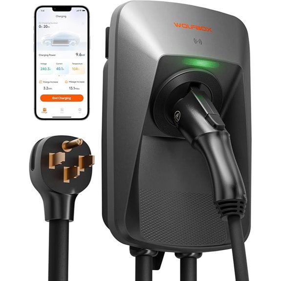 WOLFBOX Level 2 EV Charger 40A with App Control