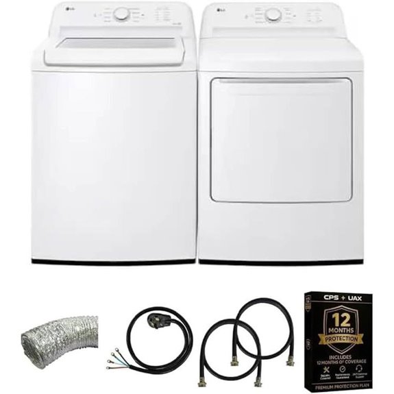 LG Smart Washer & 7.3 cu ft Electric Dryer Set