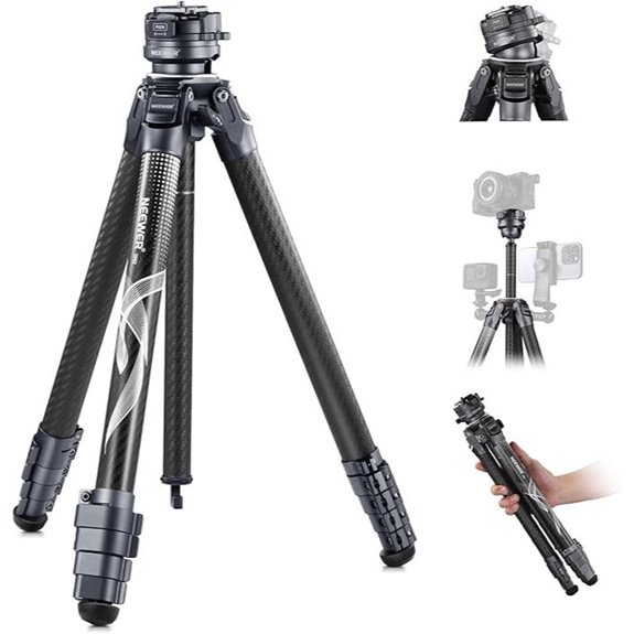 NEEWER LITETRIP LT32 Carbon Fiber Travel Tripod