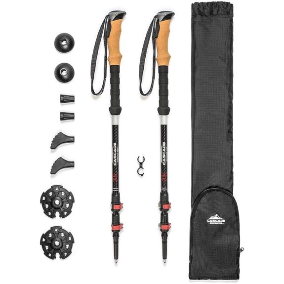 Cascade Mountain Tech Carbon Fiber Trekking Poles