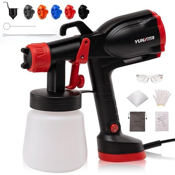 10 Best Paint Sprayers That Deliver Perfect Finishes Every Time 3 Ultra-Light Electric Paint Sprayer with 5 Nozzles