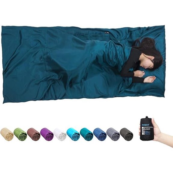 Browint Silk Sleep Sack Lightweight Travel Sheet