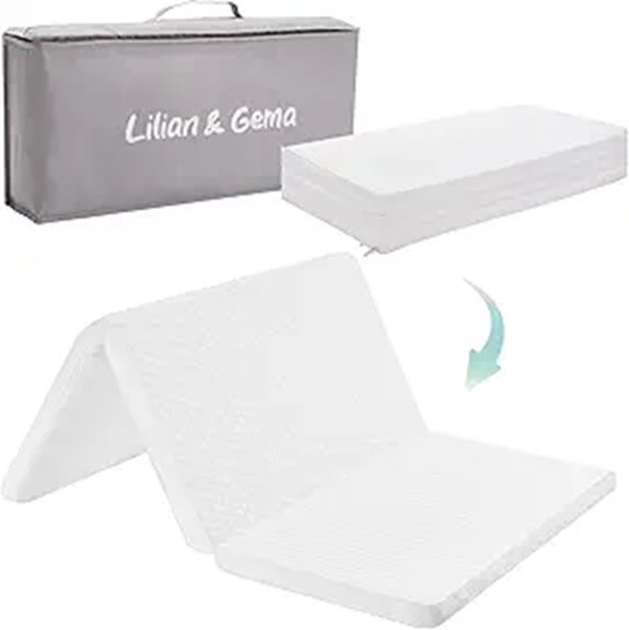 15 Best Premium Pack ‘n Plays for Ultimate Comfort and Convenience 8 Lilian&Gema Pack and Play Foam Mattress with Cover