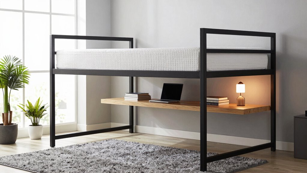 loft beds with desks
