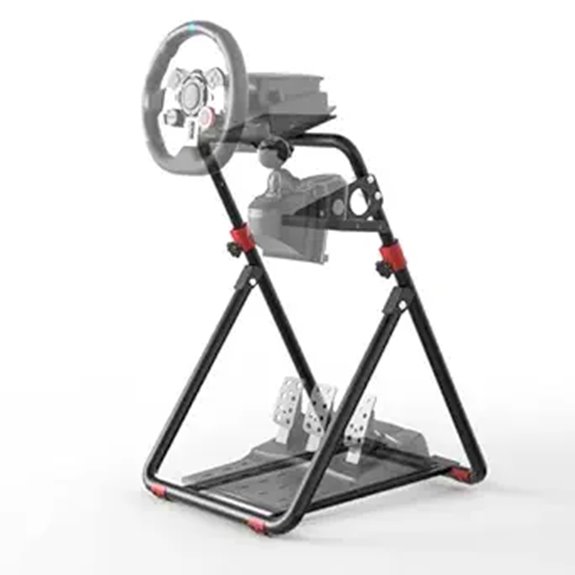8 Best Wheel Stands for VR Sim Racing in 2026 6 RACGTING Foldable Racing Wheel Stand for Logitech G29