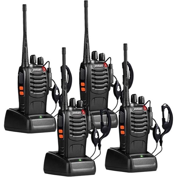 15 Best Long-Range Walkie Talkies of 2026 for Clear Communication 12 Pxton 4-Pack Long Range Walkie Talkies with Earpieces