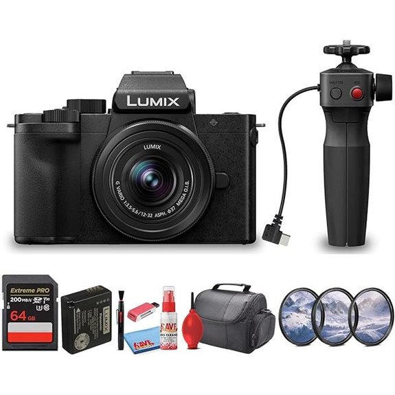 15 Best Panasonic Cameras for Filmmaking in 2026 17 Panasonic Lumix G100 Mirrorless Camera Kit with Accessories