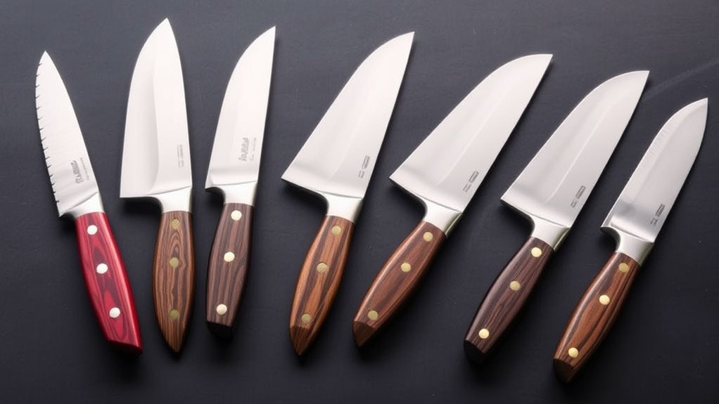 luxury chef knife selections