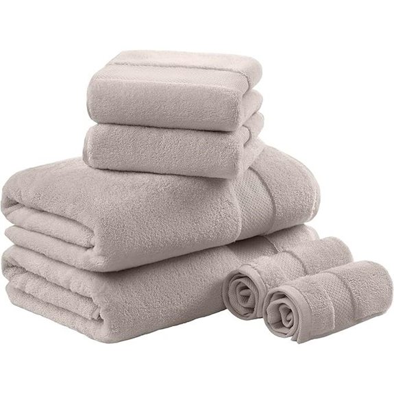 15 Best Premium Cotton Towel Sets That Combine Luxury and Absorbency 8 Madison Park 6-Piece Cotton Luxury Bathroom Towel Set