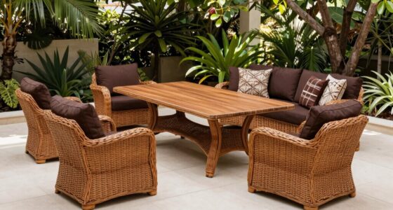 luxury outdoor wicker furniture