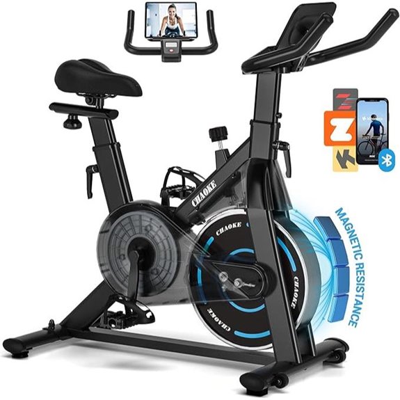 15 Best Spin Bikes for Home Training in 2026: Top Picks for Effective Workouts 9 CHAOKE Magnetic Exercise Bike with App & Dumbbell Rack