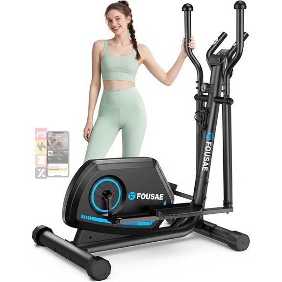 Magnetic Elliptical Trainer with LCD & App Support