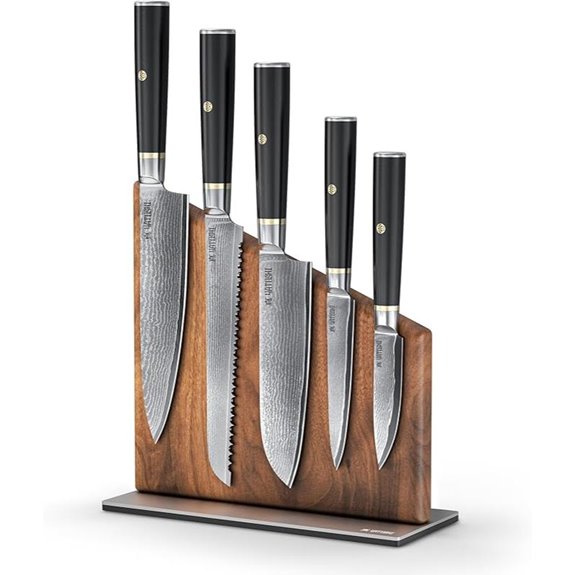 15 Best AUS-10 Kitchen Knives for 2026 That Chefs Love 15 Yatoshi Magnetic Knife Block Set (6-Piece)