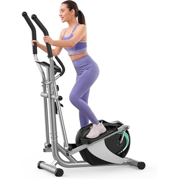 Dripex Magnetic Elliptical Machine with LCD and Resistance