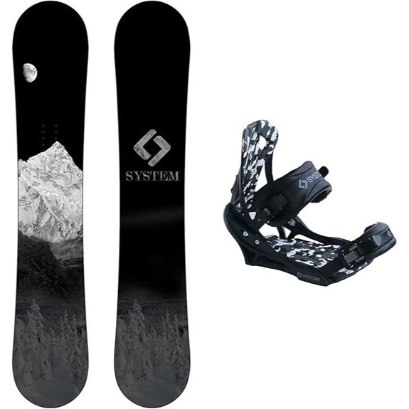 15 Premium Snowboard Bindings for 2026 That Riders Love 13 System MTN Men's Snowboard Package with System APX Bindings