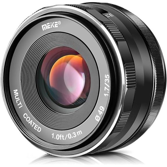 8 Prime Lenses for Video Production in 2026 That Shine 9 Meike 35mm F1.7 APS-C Manual Focus Lens for Sony E