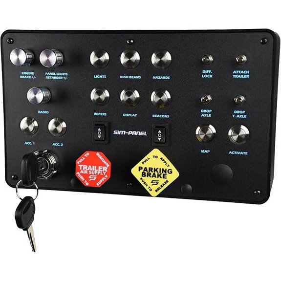 Classic 2 Button Box for ATS/ETS2 (Matte Black)