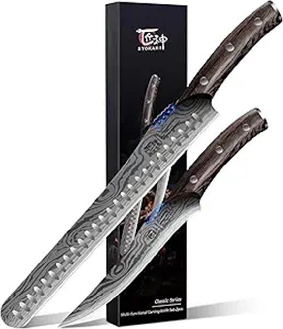 Brisket Slicing Knife Set for Meat & Turkey