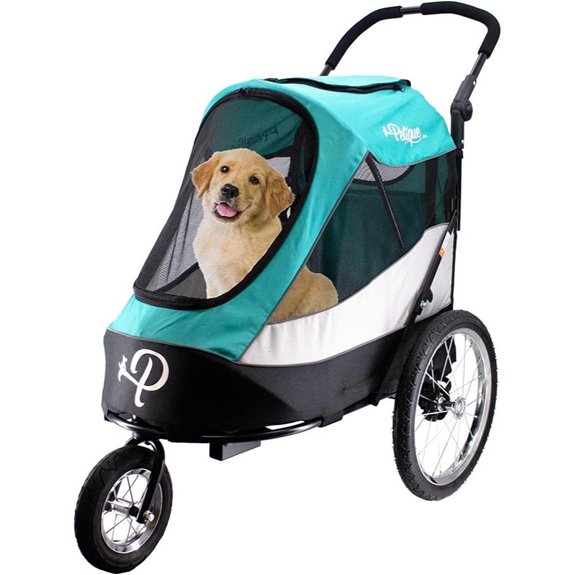 Petique Trailblazer Dog Stroller for Medium Pets