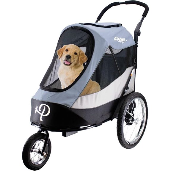 Petique Trailblazer Dog Stroller for Medium Pets