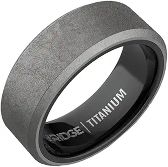 The Ridge Tungsten Men's Wedding Band with Silicone