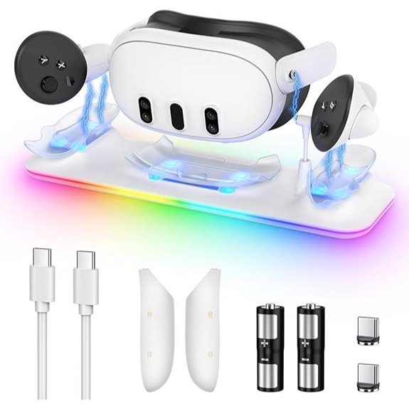 Yuanhot RGB Charging Dock for Meta Quest 3/3S