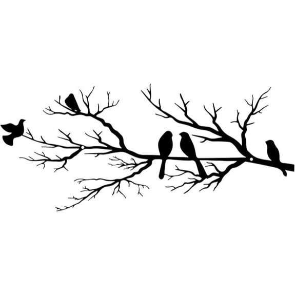 Metal Birds Wall Art for Outdoor Decor